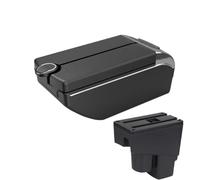 YUQUDGELKY For Jazz Armrest Box For Fit For Jazz 1 Car Armrest 2003 2004 2005 2006 2007 Arm Storage Box Car Accessories(B2 Black line 7USB)
