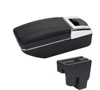 YUQUDGELKY For Jazz Armrest Box For Fit For Jazz 1 Car Armrest 2003 2004 2005 2006 2007 Arm Storage Box Car Accessories(A2 black line No USB)