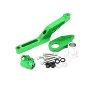 YUQUDGELKY for Kawasaki for Ninja ZX6R ZX636 ZX-6R 2009-2023 2024 2025 Steering Damper Mounting Bracket Motorcycle Linear Stabilizer Adapter(Green)