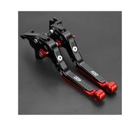 YUQUDGELKY for Kawasaki Z400 2017 2018 2019 2020 2021 Motorcycle Accessories Adjustable Foldable Extendable Brake Clutch Lever(Black red)