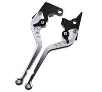 YUQUDGELKY Motorcycle For Kawasaki ZZR1400 ZZR 1400 2006-2015 Motorcycle Adjustable Brake Clutch Levers 2007 2008 2009 2010 2011 2012 2013 2014 Accessories(Silver-172mm)