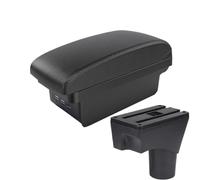 YUQUDGELKY For N&issan For Sunny Car Armrest Box 2010 2011 2012 2013-2023 For N&issan For March For Micra K13 MK4 IV Central Armrest Box(B2 black line 3USB)
