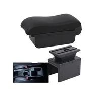 YUQUDGELKY For R&enault For Captur For Clio5 Car Armrest Box Central Storage Box Retrofit Interior Car Accessories(A black line No USB)