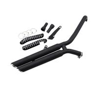 YUQUDGELKY For Rebel CM300 CM500 CMX 300 CM 500 CMX300 CMX500 2017-2023 Motorcycle Exhaust Full System Muffler Dual Silencer With DB Killer(BLACK)