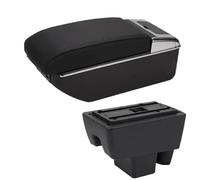 YUQUDGELKY For S&koda For RAPID For VW For Polo 2020 2021 Car Armrest Box Retrofit Car Accessories Interior Details Storage Box(B2 Black line 7USB)
