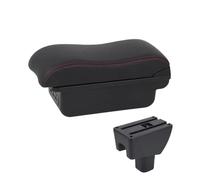 YUQUDGELKY For Toyota For Agya For Wigo Armrest Box Interior Parts Car Center Console Arm Storage Elbow Rest With USB(B1 Black red 3USB)