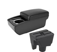 YUQUDGELKY For Toyota For Aqua Armrest Box For Toyota For Prius C Aqua Car Armrest Storage Box Retrofit Parts(A2 black line No USB)