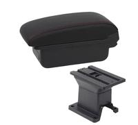 YUQUDGELKY For Toyota IQ Armrest Box For Toyota IQ Car Armrest Interior Central Storage Box Car Accessories Retrofit Parts With USB(A1 red line No USB)