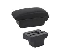YUQUDGELKY For VW For Caddy 5 2024 Car Armrest Box Car Armrest Box Storage Box Interior Retrofit(A1 Black line NO USB)