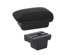 YUQUDGELKY For VW For Caddy 5 2024 Car Armrest Box Car Armrest Box Storage Box Interior Retrofit(B1 Black line 3USB)