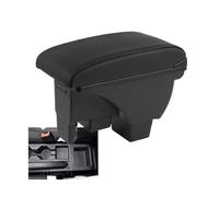 YUQUDGELKY For VW For Polo 2019 2020 2021 2022 2023 2024 Car Armrest Storage Box Retrofit Parts Car Accessories(B2 genuine leather)