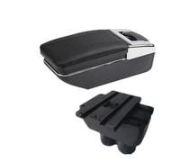 YUQUDGELKY For VW For T&ouran For Caddy Armrest Central Storage Box Interior Retrofit Car Accessories(A black line No USB)
