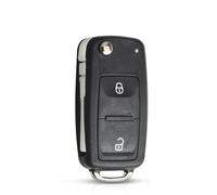YUQUDGELKY For VW For Tiguan For Golf For Sagitar For Polo MK6 Flip Folding Key Shell Case Auto Parts(2 Buttons)