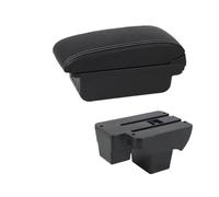 YUQUDGELKY For VW For Virtus Armrest Box For VW For Polo Car Armrest 2019 2020 2021 2022 2023 2024 Central Storage Box With USB(B3 white line 3USB)