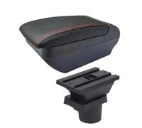 YUQUDGELKY For VW UP Armrest Box For S&koda For Citigo For VW UP For Seat Mii Car Armrest Box Console Storage Box(F red line No USB)