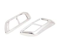 YUQUDGELKY For X7 G07 2023+ Car Tail Throat Decorative Frame Tail Muffler Exhaust Pipe Output Cover Accessories(Silver)