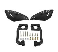 YUQUDGELKY Motorbike Handle Guards 22mm Motorcycle Handguard Dirt Pit Bike ATV Quads Universal Hand Protectors Enduro Motocross(BLACK)