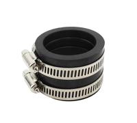 YUQUDGELKY Motorcycle Carburetor Adapter Inlet Intake Pipe Rubber 33mm 35mm 40mm For KEIHIN For MIKUNI For OKO For KOSO For PWK Carburetor Accessory(BLACK,35MM)