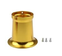 YUQUDGELKY Motorcycle Carburetor Interface Air Filter Cup Horn Wind Cup 50mm For Keihi PWK For KOSO OKO PE 21 24 26 28 30mm ATV Motocross(Gold,A)