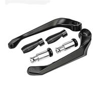 YUQUDGELKY Motorcycle Die-Casting Aluminum Alloy Handlebar Brake Clutch Lever Hand Guard Protector Modification Accessories Handguard 7/8" 22 Mm(Black)