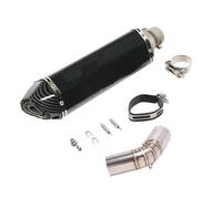 YUQUDGELKY Motorcycle Exhaust Muffler Middle Link Pipe Escape DB Killer For SUZUKI For V-STROM 1000 1050 DL1050 DL 1000 2014-2021(Style C)