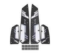 YUQUDGELKY Motorcycle Pedal Rubber Anti Slip Pads Set Motorcycle Footrest Pad Pedal Accessories For NSS350(GRAY)