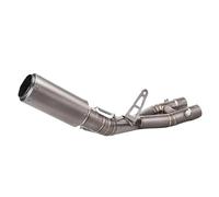 YUQUDGELKY Motorcycle Titanium Exhaust Escape For YZF R1 MT-10 R1M 2015 2016 2017 2018-2023 Moto Modified Muffler 50.8mm Mid Link Pipe(Titanium Alloy D)