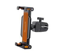 YUQUDGELKY Portable 2 In1 Tablet Holder Indoor Gym Treadmill Handlebar Motorcycle Bike Bracket Stand For 4.7-14" Mobile Phone(Orange)