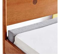 YUR King Bed Headboard Pillow Cushion Thick Memory Foam Gap Filler for Bed Sofa, Rectangle Bed Gap Filler Bolster Long Armrest Mattress Pillow, Removable Washable, 150x15cm