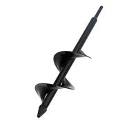 Yuragim 10 x 30 cm Garden Auger for Drills, Stainless Steel Planting Drill, Digging Tool for Flower Beds and Planting Holes, Spiral Drill with Hex Socket for Shrubs and Trees