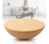 Yuragim Balance Board Cork Hemisphere, Diameter 25 cm, Height 10 cm, Balance Trainer, Non-Slip Balance Dome, Surf Balance Board Accessories for Yoga, Rehabilitation, Fascia, Board Sports, Coordination