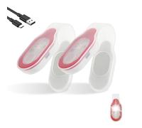 Yuragim Nursing Night Light, Pack of 2 LED Clip Lamp, USB Rechargeable Torch Clip on Clothes, LED Safety Light, Mini Night Light, Nurse Care Accessories for Work, Camping, Fishing
