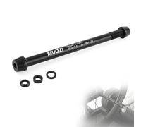 Yuragim Thru Axle Bicycle Trailer, M12 x 1.0 Thru Axle with Bicycle Axle Adapter 166-178 mm Length Adjustable, Aluminium Alloy Bicycle Axle Axle Adapter Compatible with Road Bike Mountain Bike