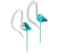 Yurbuds Focus 200 for Women Sweat Proof Behind-the-Ear Hook Sport Earphones Headphones with Secure Fit TwistLock Technology and Quik Clik Tangle- Cable Magnets Compatible with Smartphones, Tablets and MP3 Devices - Aqua/White