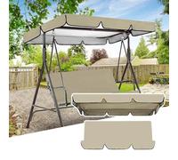YURCI Swing Canopy Replacement Cover, Waterproof/UV Resistant Swing Canopy Cover, Convertible Canopy Hanging Swings Glider Lounge Chair for Garden Park Balcony Backyard