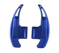 Yurefax 1 Pair Aluminum Car Steering Wheel Direct Shift Paddle Shifter Gear Extension, for Ford, for Mustang, 2015 2016 2017 2018 2019 Car Paddle Shifter(Blue)