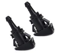 Yurefax 1 Pair Black Windshield Washer Wiper Jet Water Spray Nozzle 4805742 4805742AB, for Chrysler, 300, for Dodge, Charger Magnum Headlight Washer Nozzle