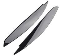 Yurefax 1 Pair Car Eyebrows, for 1 Series E87 E88 E81 E82 2008-2013 ABS Headlight Eye Lid Covers Stickers Accessories Vehicle Light Decals