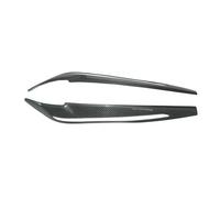 Yurefax 1 Pair Car Headlight Eyelids Eyebrow Cover Real Carbon Fiber Car