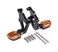 Yurefax 1 Pair Rear Foot Rear Set Footrest Foot Pegs Pedal Passenger Rearsets X ADV X-ADV 750 2017 2018 Motorcycle Accessories Motorcycle Foot Peg(Orange)