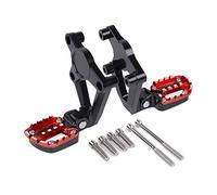 Yurefax 1 Pair Rear Foot Rear Set Footrest Foot Pegs Pedal Passenger Rearsets X ADV X-ADV 750 2017 2018 Motorcycle Accessories Motorcycle Foot Peg(Red)