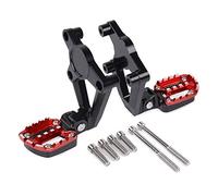 Yurefax 1 Pair Rear Foot Rear Set Footrest Foot Pegs Pedal Passenger Rearsets X ADV X-ADV 750 2017 2018 Motorcycle Accessories Motorcycle Foot Peg(Red)