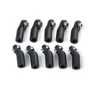 Yurefax 10Pcs M4 ABS Rod End Steering Linkage Balls Joint Head Connector 1/10 RC Crawler Car Model Toy DIY Parts Suspension Arm Link(C)