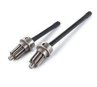 Yurefax 1Pair Stainless Steel Front Axle CVD Drive Shafts 1/10 RC Crawler Car, for, for Traxxas, for TRX4 TRX-4 Axle Suspension Arm Link