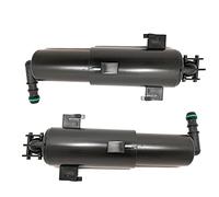 Yurefax 1pc/2pcs Left Right Headlight Headlamp Washer Nozzle Pump Cylinder, for BMW, E90 323i 325Ci 325xi 61677179311 61674449335 Headlight Washer Nozzle(Left-Right -2pcs)