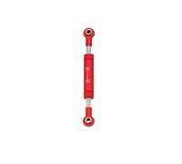 Yurefax 1Pcs Adjustable Metal Servo Steering Link Rod Panhard Bar 1/10 RC Crawler Car, for Axial, SCX10 RBX10 RR10 TRX4 GEN8 Gmade Buffalo Suspension Link(Red 80-85mm)