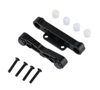 Yurefax 1Set Metal Rear Lower Suspension Arm Mount, for Arrma, for Kraton, for Senton, for Typhon, for Talion, for 1/8 RC Car Suspension Link(Black)