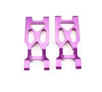 Yurefax 2 Pcs Aluminum Alloy Rear Suspension Arm Swing Arms, for Wltoys, for 104001 1/10 RC Car Suspension Arm Link(Purple)
