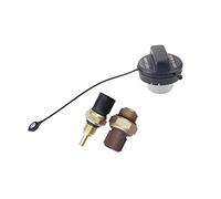 Yurefax 2 Pcs Coolant Temperature Sensor And Switch 1 17670-SHJ-A31 Fuel Petrol Filler Tank Cap Car Engine Temperature Switch Replacement