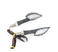 Yurefax 2Pcs 12V Universal Motorcycle 12 SMD LIGHT Turn Signal Indicator Amber Light Arrow Lamps Motorcycle Turn Signal Indicator
